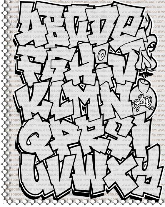 WONG LEE HONG: How To Graffiti Alphabet