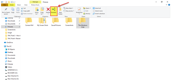 Cómo cambiar el nombre de archivos o carpetas en Windows 10