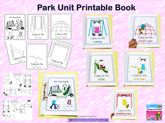 Park unit printable book
