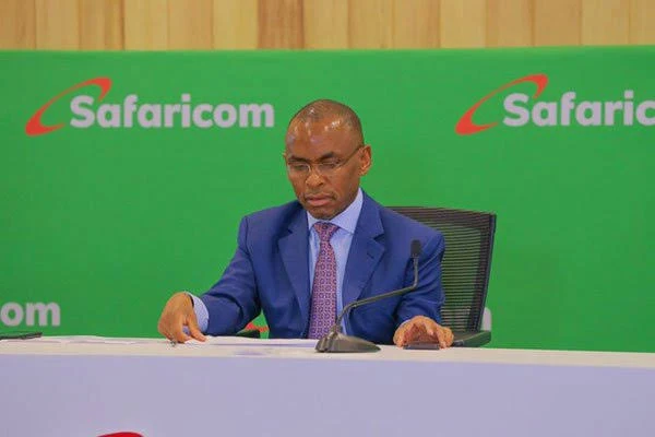 Safaricom CEO Peter Ndegwa 
