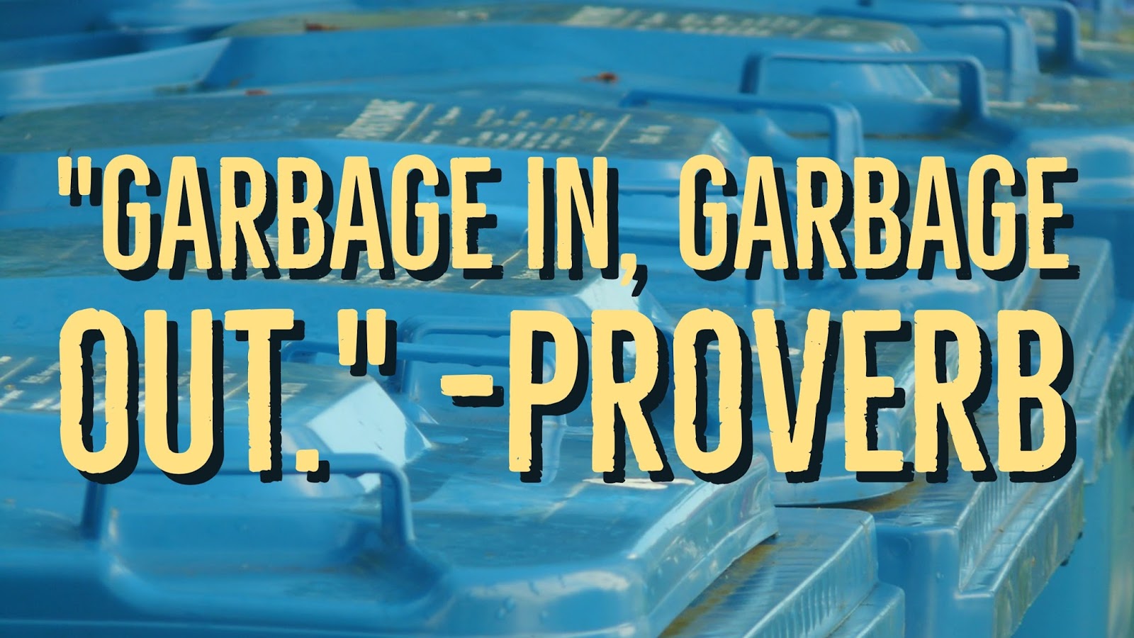 Taking Out the Trash...