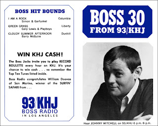 KHJ Boss 30 No. 42 - Johnny Mitchell