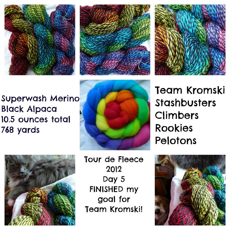 The Wheel & Distaff: Tour de Fleece -- Days 3 & 4 & 5 The Wheel & Distaff: Tour de Fleece -- Days 3 & 4 & 5