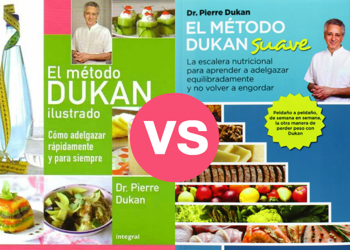 Comparativa y diferencias entre la dieta clásica u original de Dukan y la nueva dieta suave ,la Escalera Nutricional.