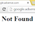 Google Adsense akses 404 not found