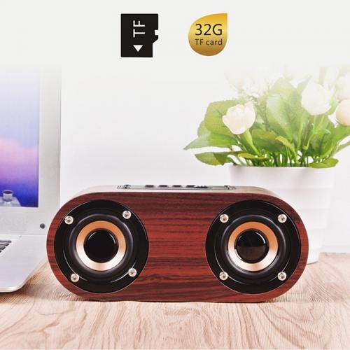 Loa vỏ gỗ cao cấp Q8 thiết kế sang trong âm thanh số động hỗ trợ TF, Usb, FM Bảo hành đổi mới 6 TH