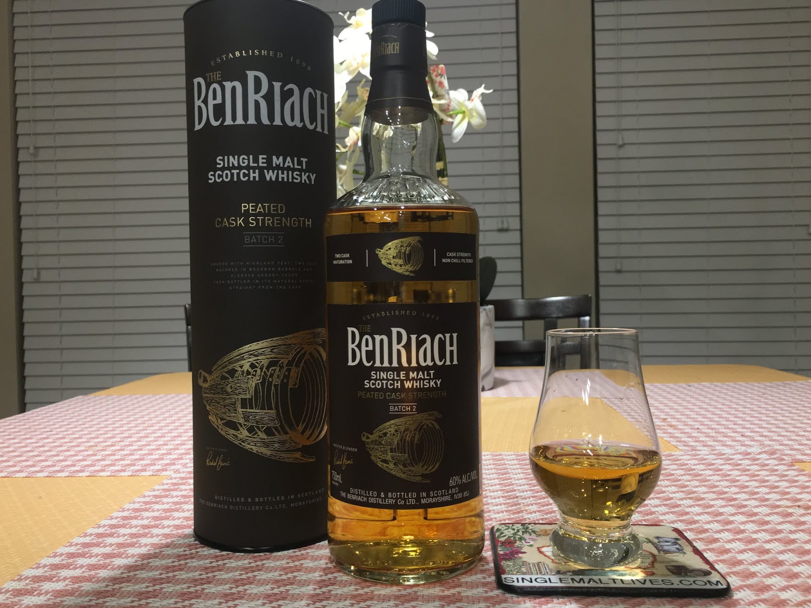 The BenRiach Peated Cask Strength Batch 2 Single