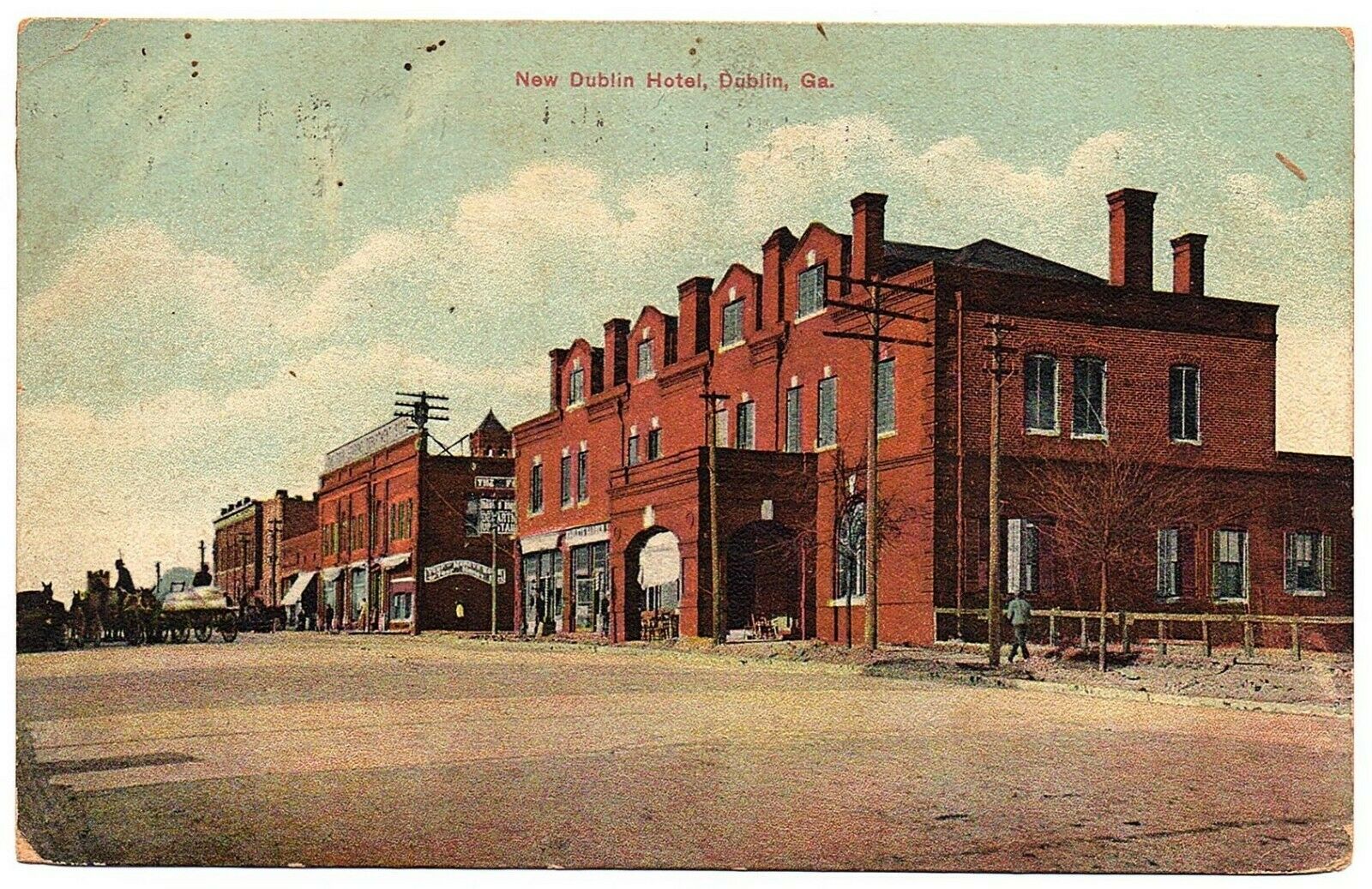 IMAGES OF OUR PAST NEW DUBLIN HOTEL, BUILT 1901, PHOTO CA. 1908