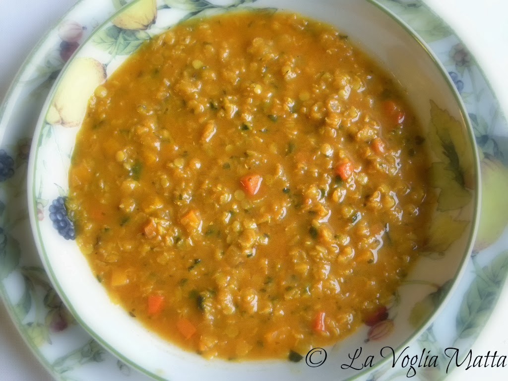 zuppa di lenticchie speziata