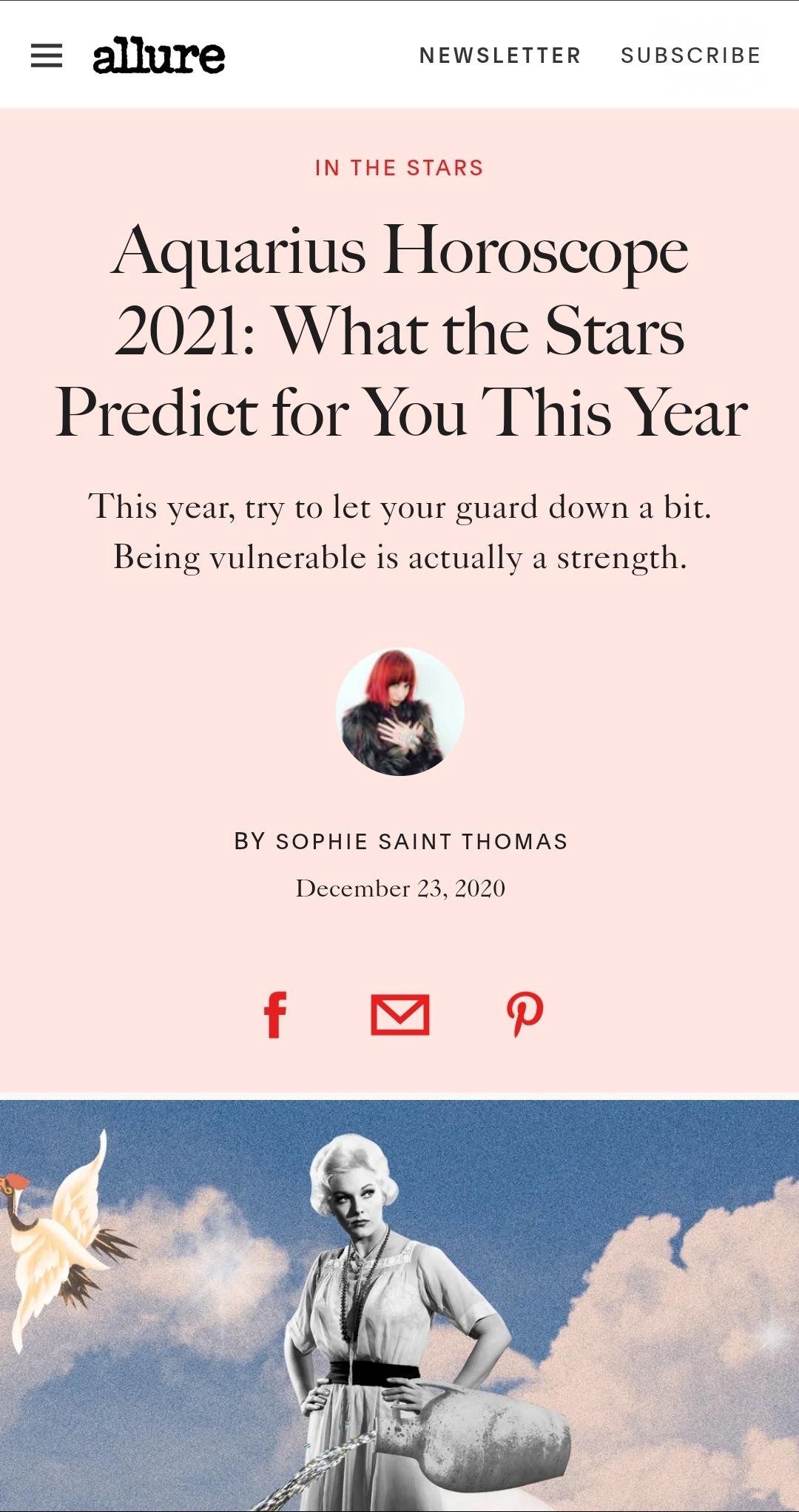 Allure Aquarius 2021 Horoscope Yearly Predictions for Love and Career