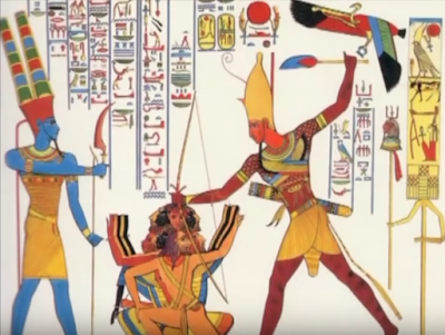 faraone che sconfigge nemici