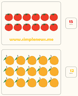 menghitung sayuran dan buah-buahan www.simplenews.me