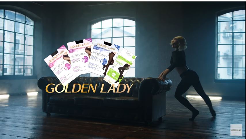 Chi sono le 3 Modelle di Goldenlady pubblicità calze my secret con ballerina e Divano nero con Foto - Testimonial Spot Pubblicitario Goldenlady 2016
