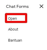 Chat forms