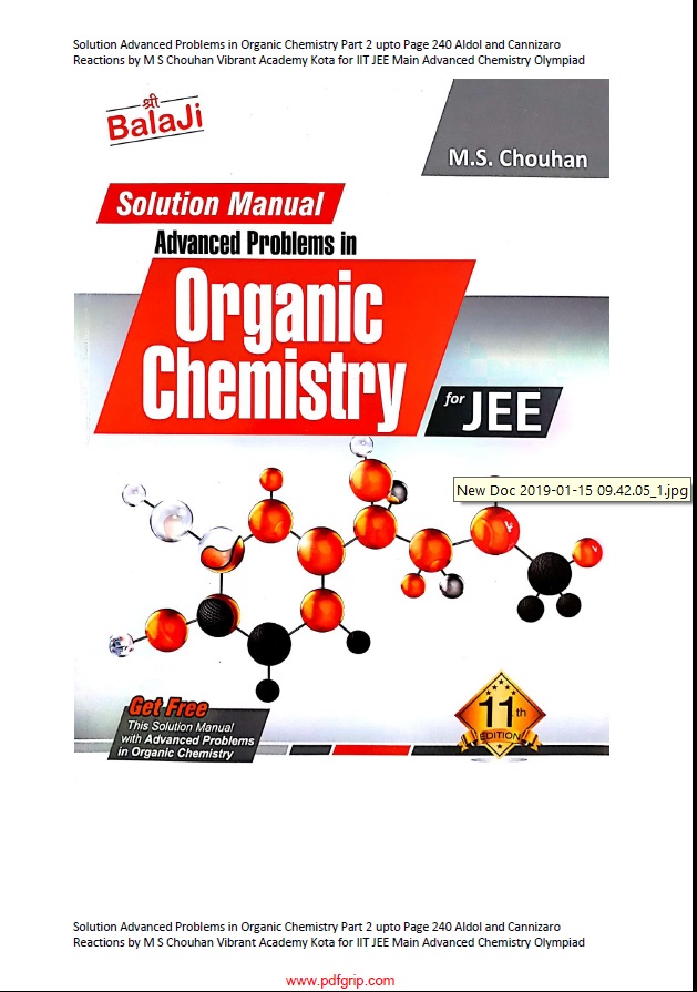 Solution Advanced Problems in Organic Chemistry Part_3