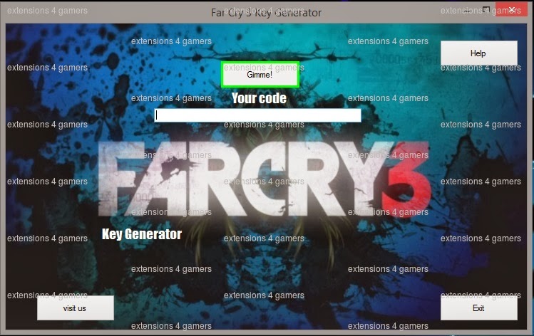 Far Cry 3 Steam Key Generator V2.0 Far Cry 3 Steam Key Generator V2.0