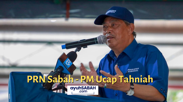 Keputusan Rasmi PRN Sabah, PM Ucap Tahniah