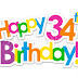 Happy 34th Birthday Wishes for Husband & Friend Image