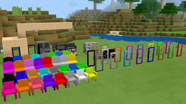 Props and Furnitures Addon V5 - Bedrock Minecraft Mod