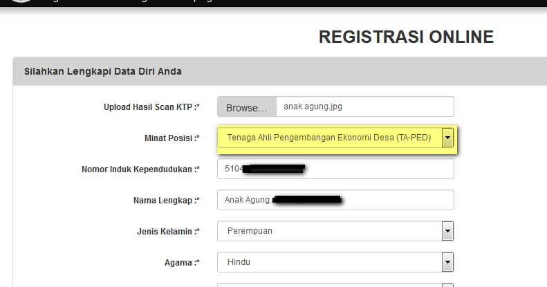 Cara Daftar Pendamping Desa Secara Online | INFO PNS dan ...