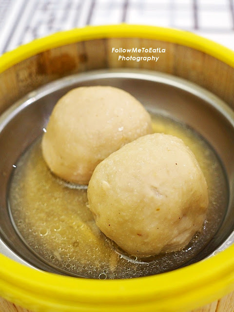 Steamed Homemade Fish Ball With Yam