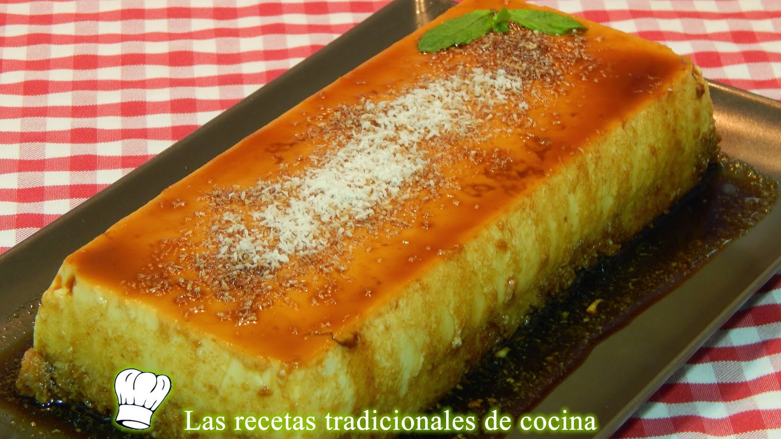 Receta fácil de flan de coco