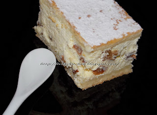 Prajitura cu branza dulce si stafide