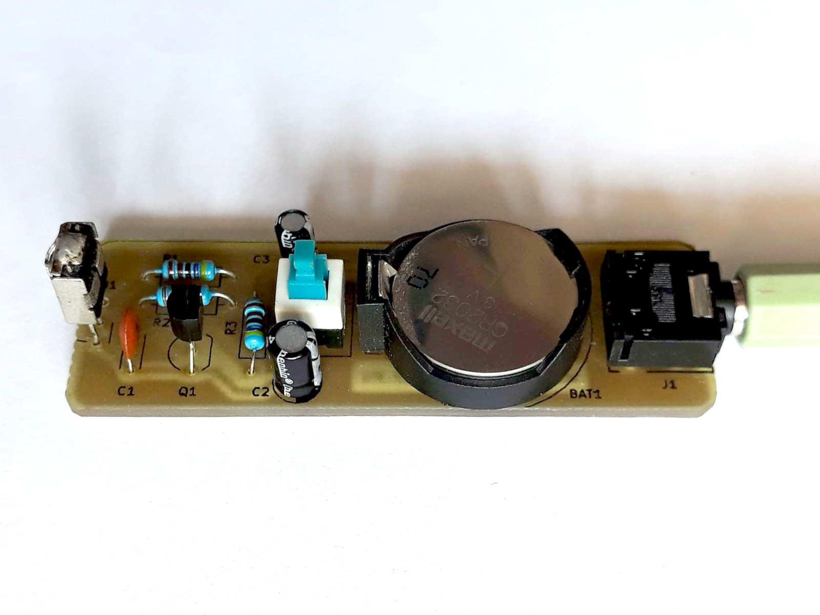 Audio Card Infrared Receiver · One Transistor