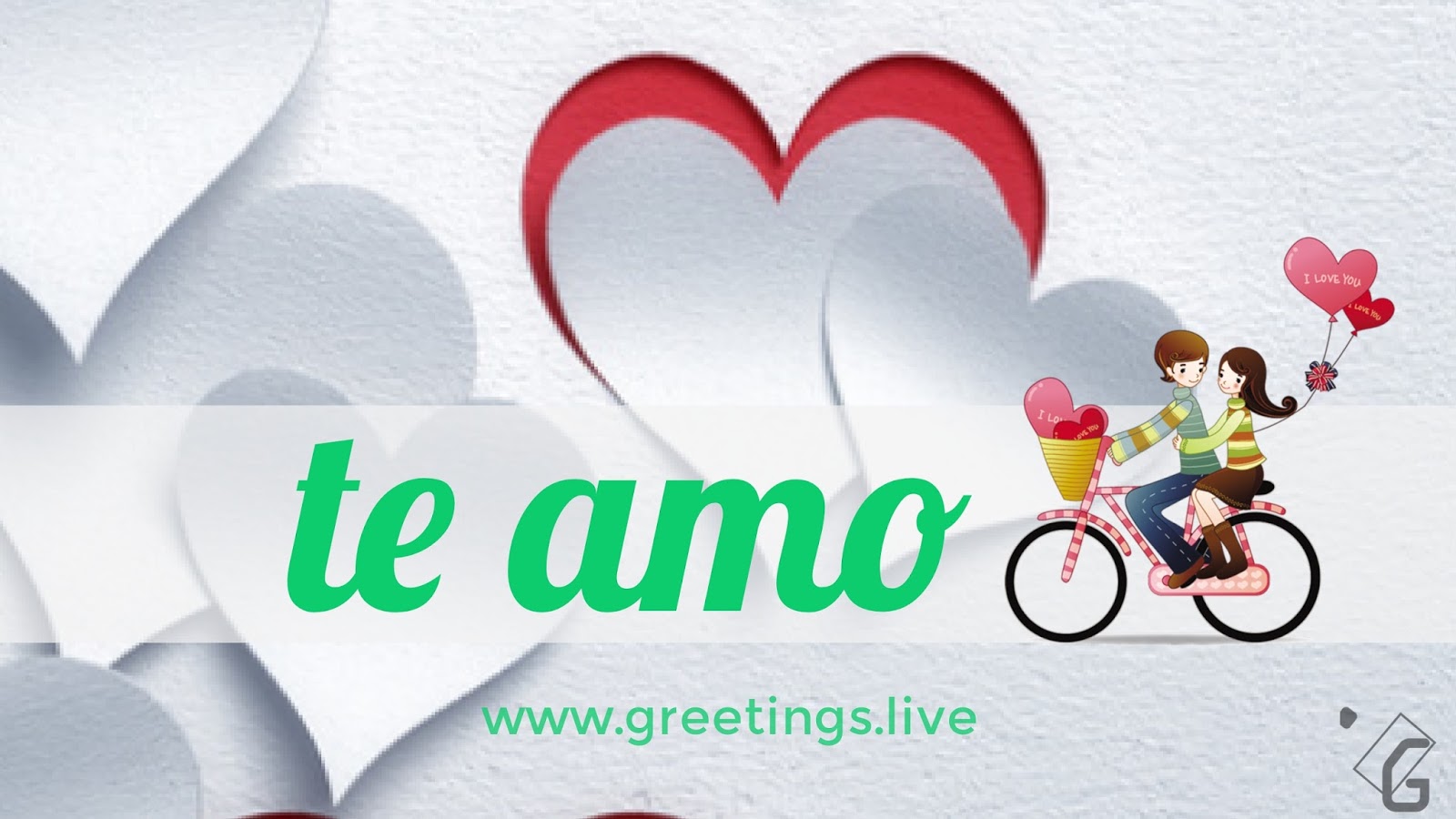 *Free Daily Greetings Pictures Festival GIF Images: I Love  you in Spanish( te amo)