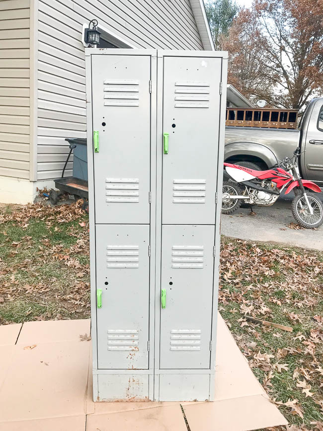 New White Painted Mudroom Lockers Little House Of Four