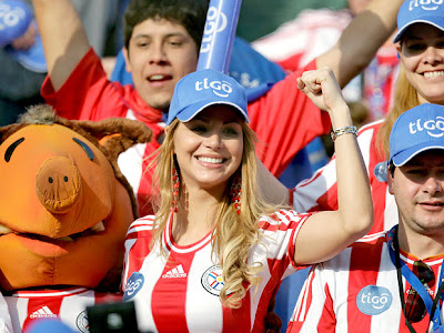 Paraguay Beauties Celebrate Copa America 2011 Photos