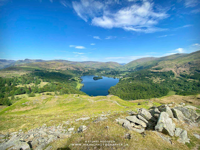 Loughrigg Fell Langdale Windermere Ambleside Walk map route Grasmere Lake District lakes