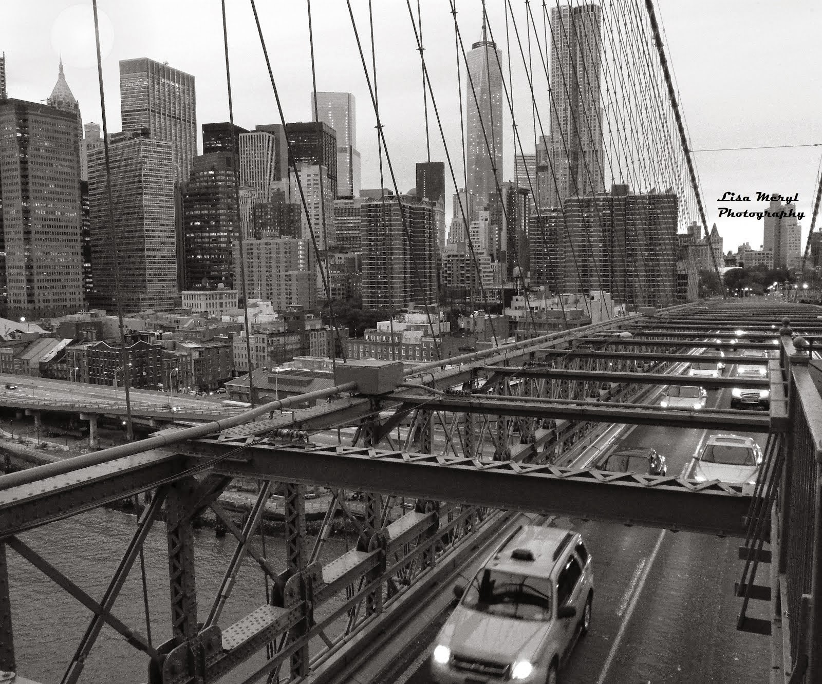 Walking Over The Brooklyn Bridge