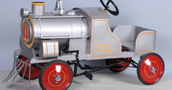 Just A Car Guy: nice pedal car locomotive