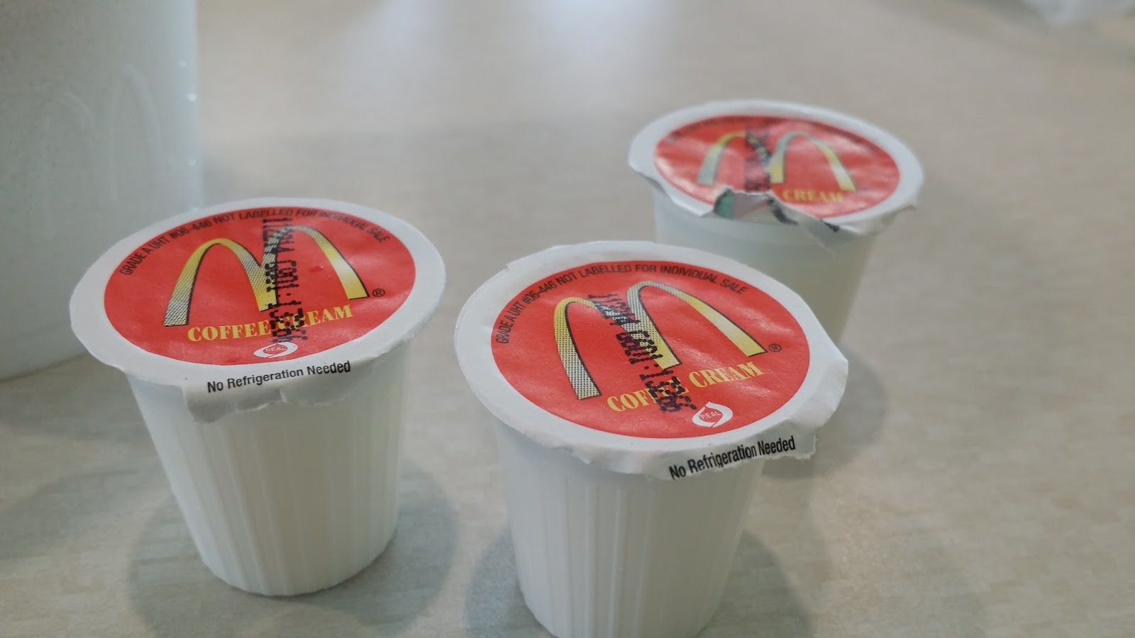 what kind of creamers does mcdonalds have?