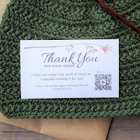 Custom thank you card