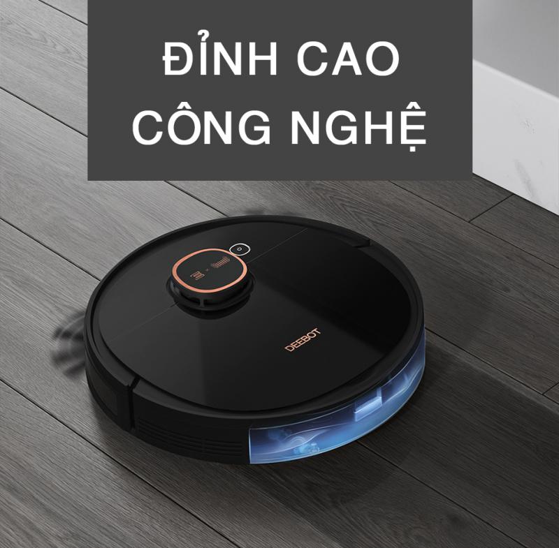 Robot hút bụi lau nhà Ecovacs Deebot T5 Max (DX65) – Lưu 3 bản đồ, pin 5200mah, lau hút thông minh.