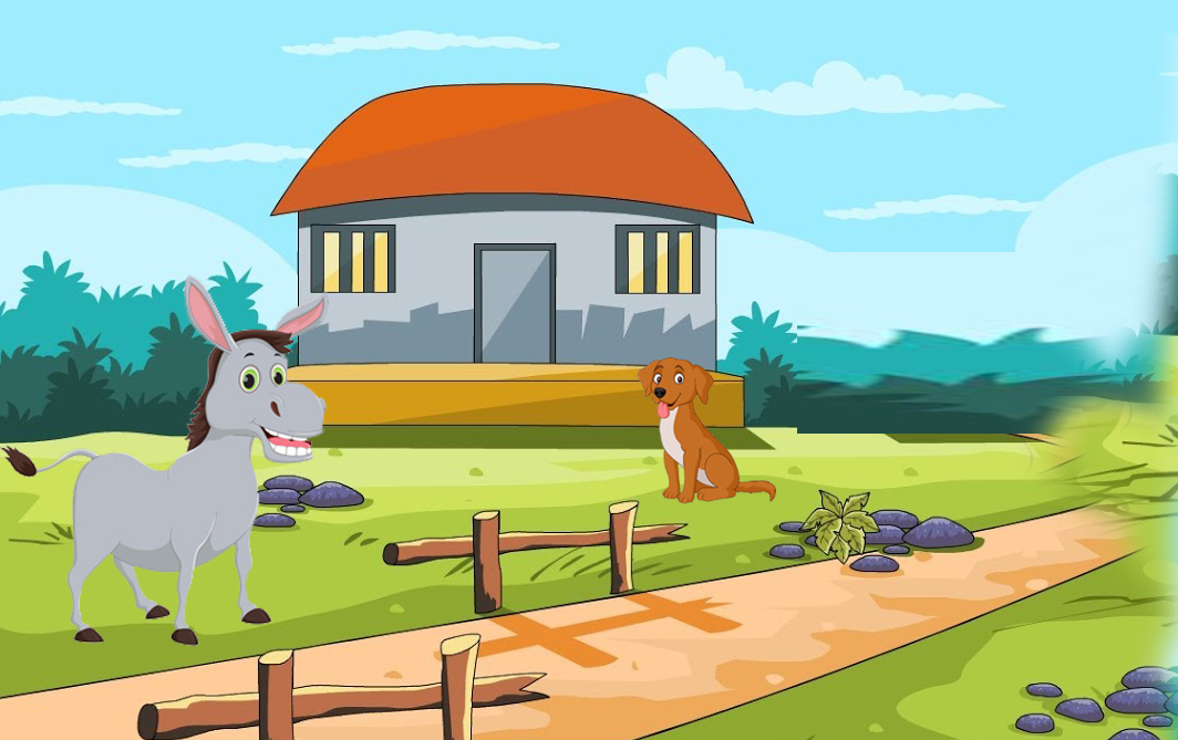 the donkey and the dog story