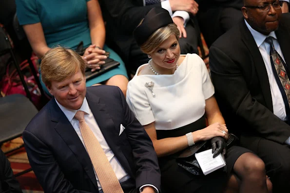 King Willem-Alexander and Queen Maxima of the Netherlands tours a 'Global City Team Challenge' event to launch the 'Global Smart City Coalition
