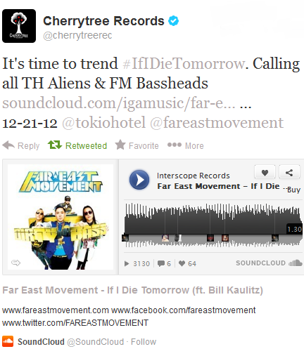 Twitter Cherrytree Records