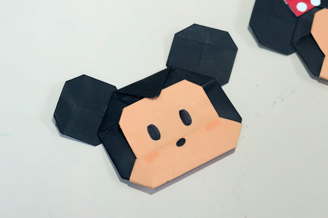 Tutorial #137: Origami Tsum Tsum Mickey & Minnie Mouse | The Idea King