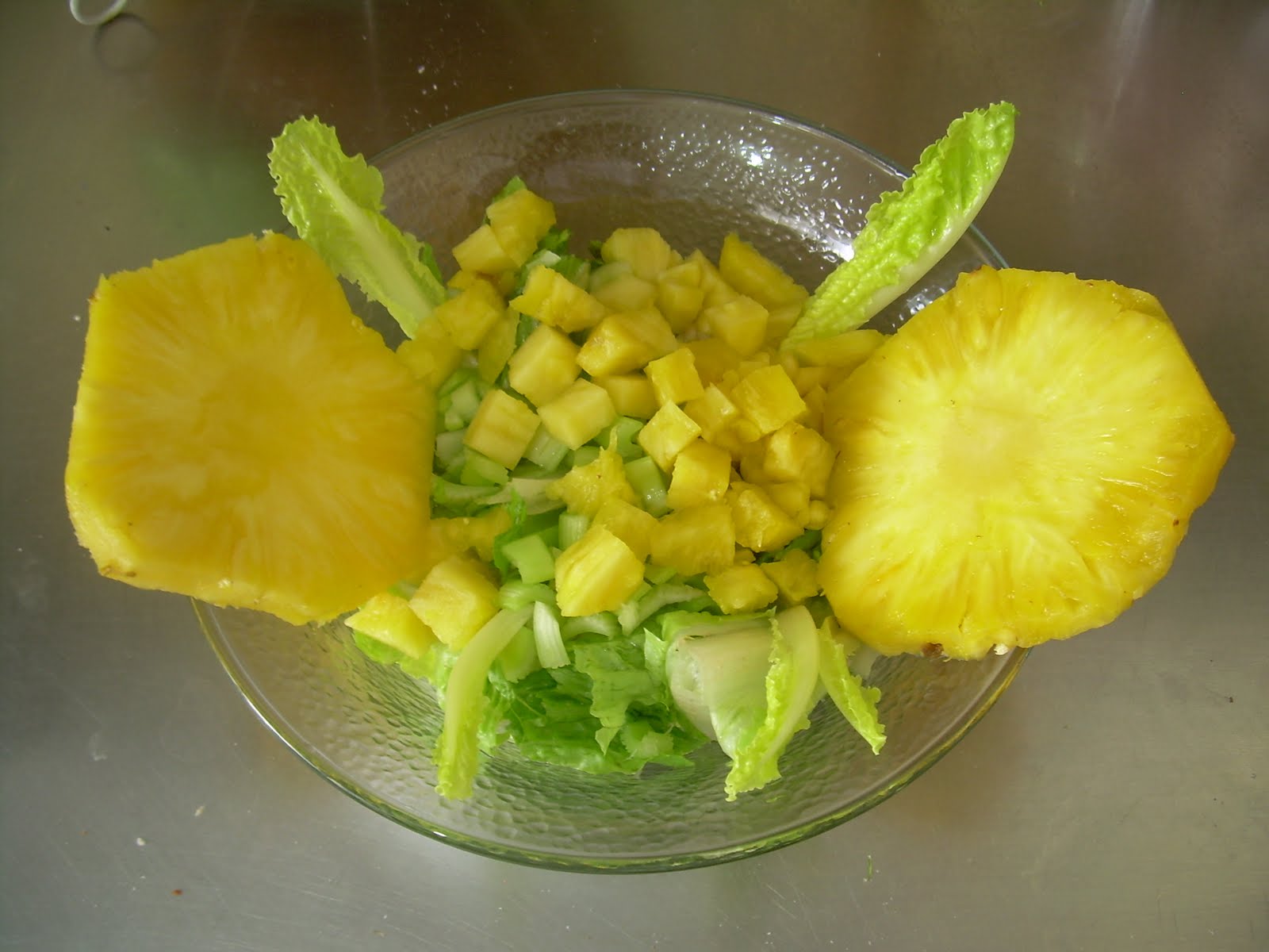 Frutal Vegetal: Receta: Piña de los lagos mango.-