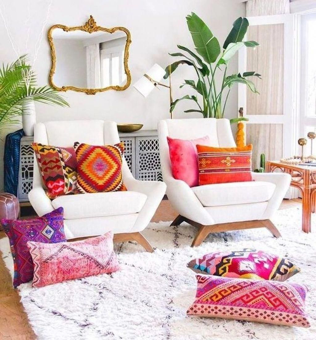 35 Charming Boho Living Room Decorating Ideas With Gypsy Style - home