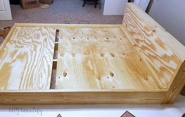 DIY platform bed