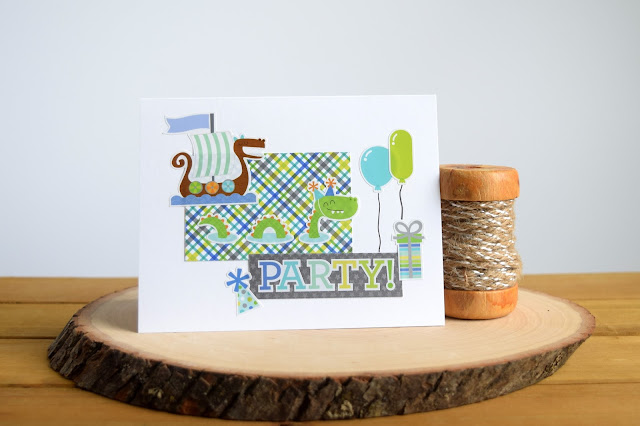 Card with Doodlebug Dragon Tails by Jess Crafts