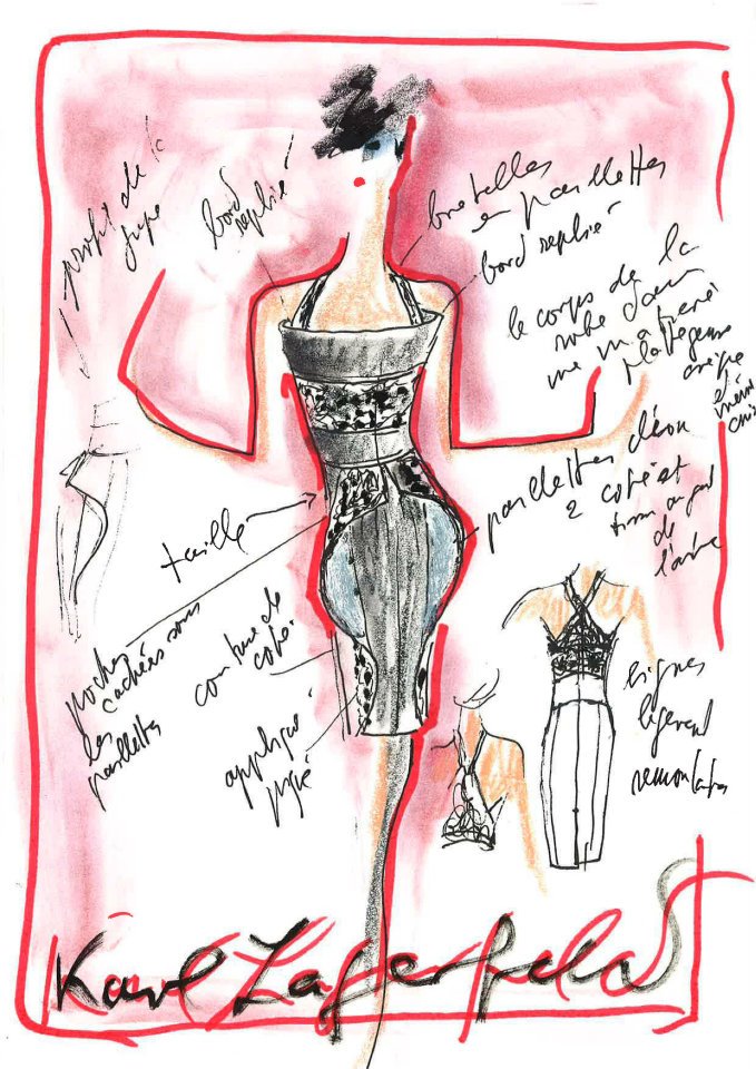 Karl lagerfeld sketches his life documentary