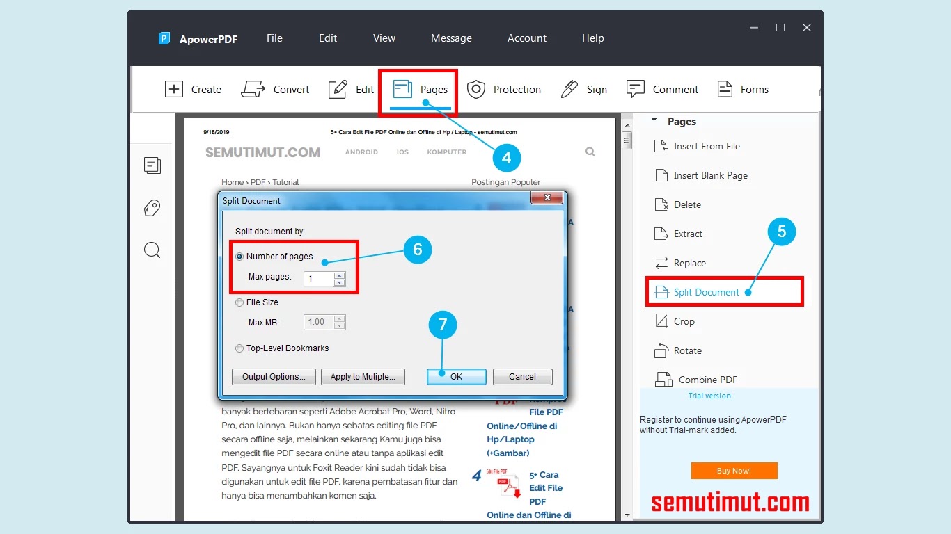 Cara Memisahkan File Pdf Di Laptop Offline Online Gratis Semutimut Tutorial Hp Dan Komputer Terbaik