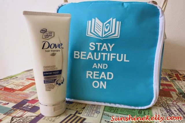 Dove Hair Intense Repair Conditioner, Stay Beautiful & Read On Bag of Love, Bag of Love, CK One Red, Uberman Hydrating MIst, Hove Hair Intense Repair, Miacare Acne Patch, Covo HD BB Cream, Human Nature, Overnight Elixir, Mask of Love, Unico, Philosophy, Hope in a jar, Nuxe nirvanesque, beauty bag