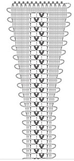Elegant crochet skirt free pattern