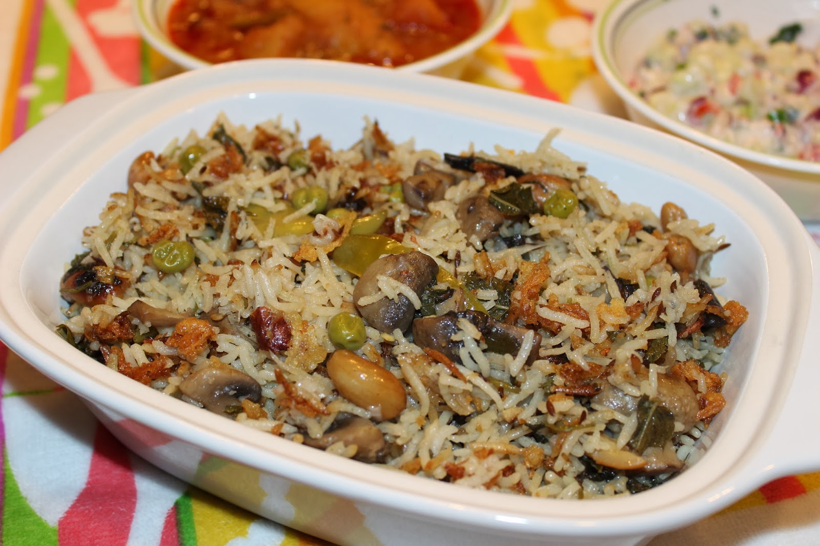 Mushroom Pulao